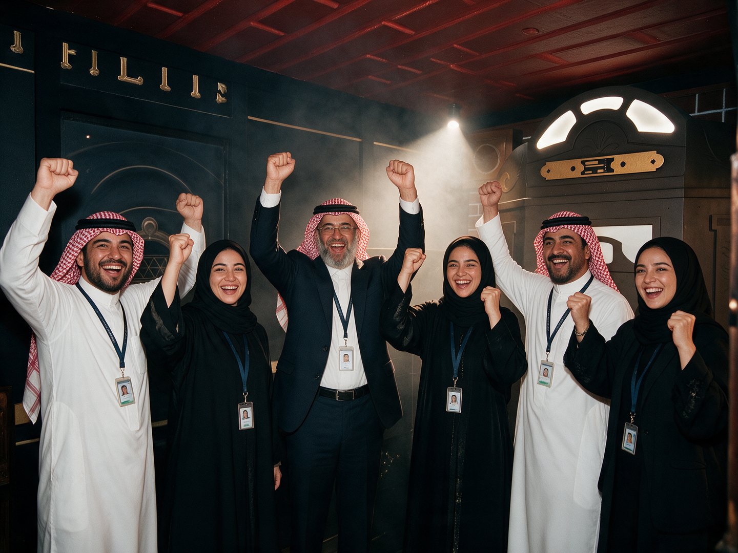 فعاليات الشركات وبناء الفريق في غرف الهروب